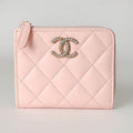 Chanel Card Case Fragment Pink