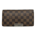 Louis Vuitton Damier Portefeuille Brother Bifold Long Wallet Brown