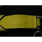 Loewe Braided Leather Bag Shoulder Strap Yellow — view 4