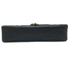 Chanel Gripois Satin Chain Shoulder Bag Black — view 3