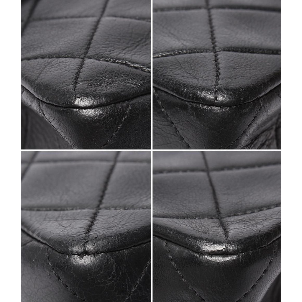 Chanel Chain Shoulder Bag Gold Single Flap Lambskin — view 5