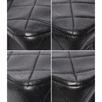Chanel Chain Shoulder Bag Gold Single Flap Lambskin — view 5