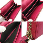Gucci Round Zipper Coin Case Swing Zippy Zip ZIPP Pink Leather Cute — view 5