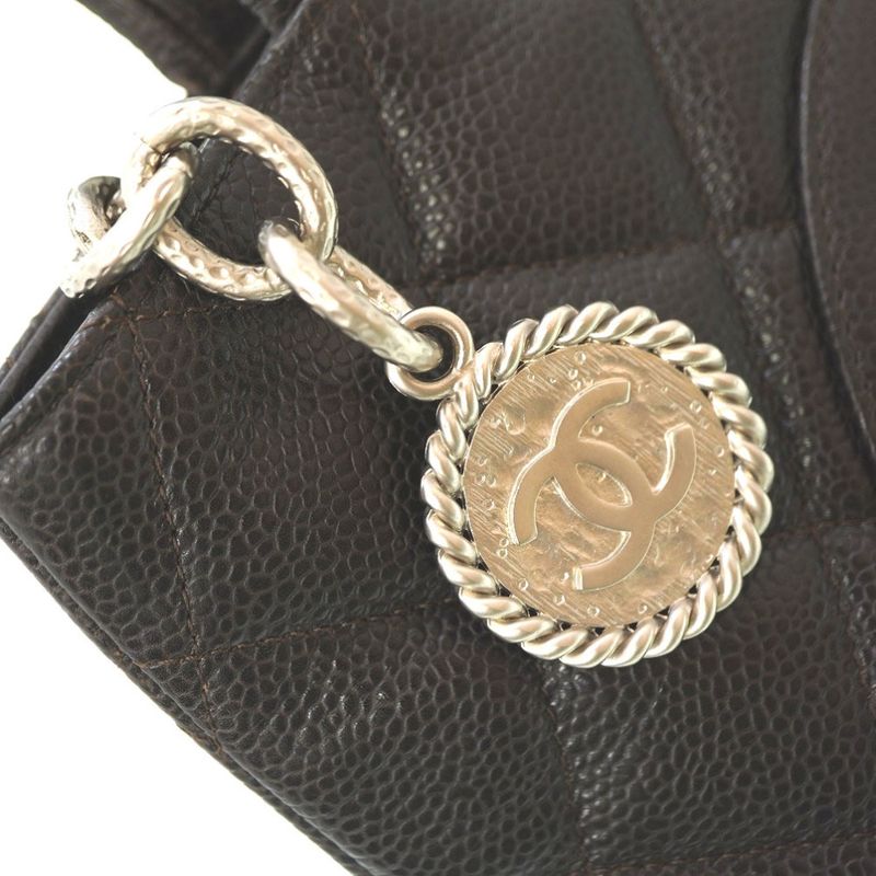 Chanel Reproduction Tote Caviar Leather Brown Bag 0153 — view 6