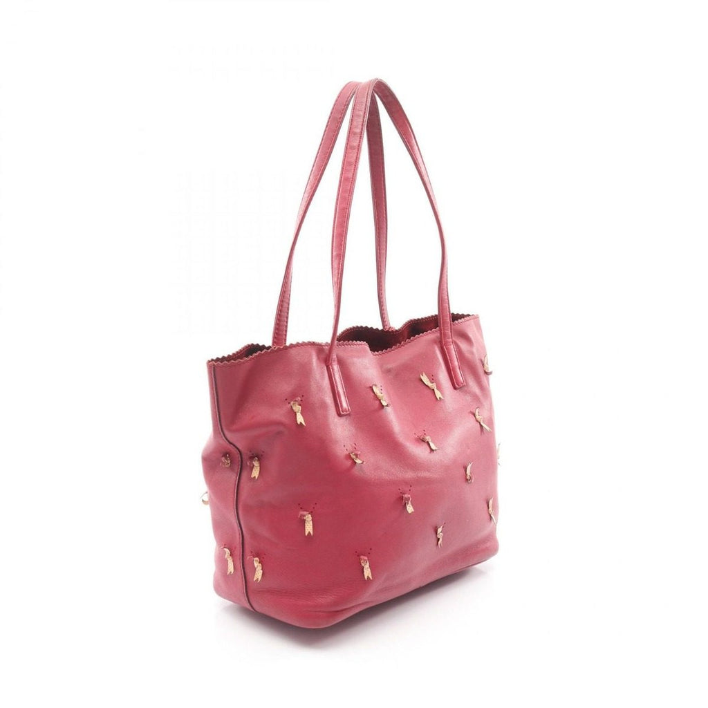 Loewe Tote Anagram Ribbon Motif Nappa Leather Limited Red — view 2
