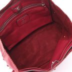 Loewe Tote Anagram Ribbon Motif Nappa Leather Limited Red — view 3