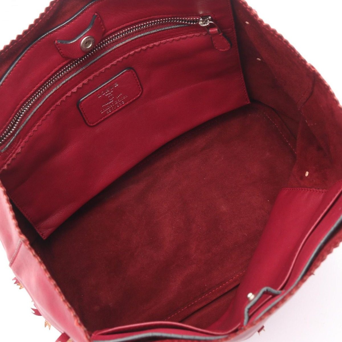 Loewe Tote Anagram Ribbon Motif Nappa Leather Limited Red — view 3