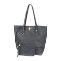 Louis Vuitton Citadines PM Tote Bag Leather Black Gold Hardware Monogram