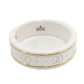 Gucci Icon Ring Ceramic 18k Yellow Gold White