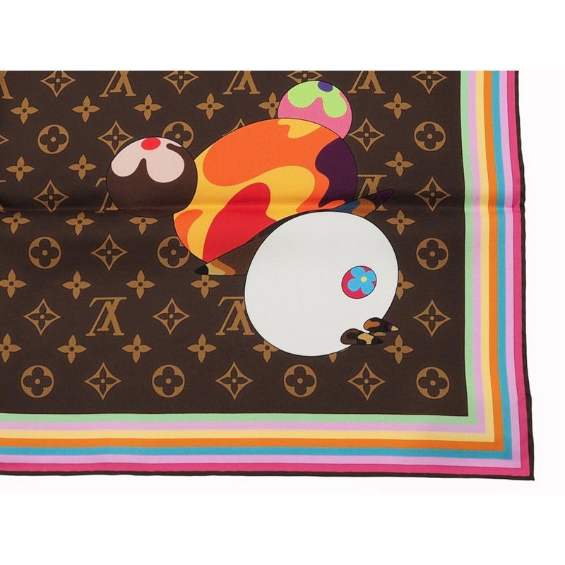 Louis Vuitton Tm Carre 70 Super Flat Character Panda Monogram — view 5
