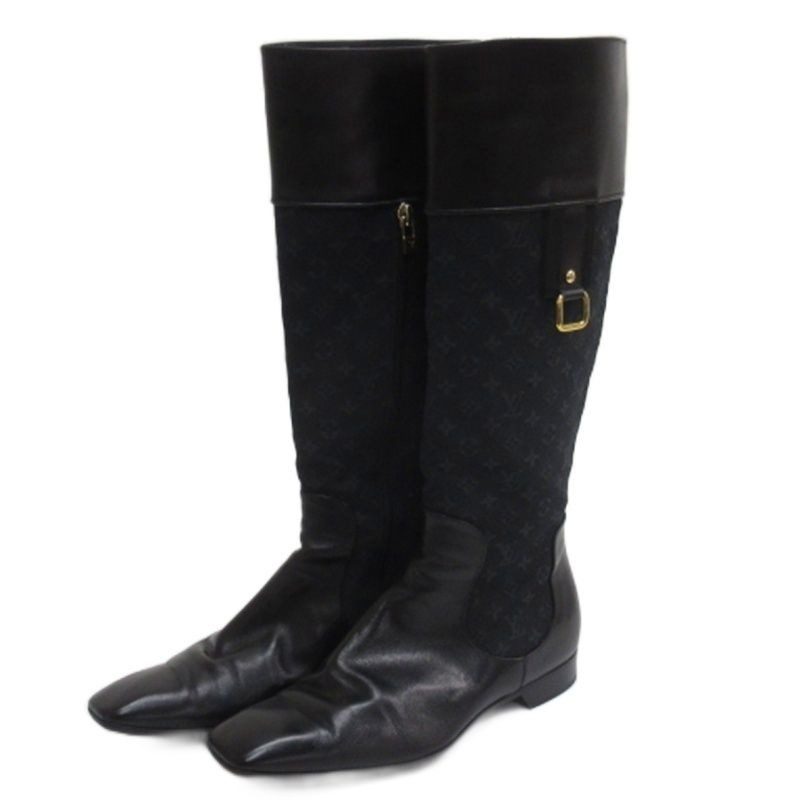 Louis Vuitton Monogram Boots Black