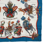 Hermes Scarf Silk Carre 90 les Feres du Roi Soleil Celebration of the Sun King — view 5
