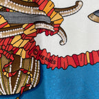 Hermes Scarf Silk Carre 90 les Feres du Roi Soleil Celebration of the Sun King — view 9