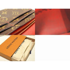 Louis Vuitton Portefeuille Sarah Retiro Monogram Three's Brown And Red — view 4