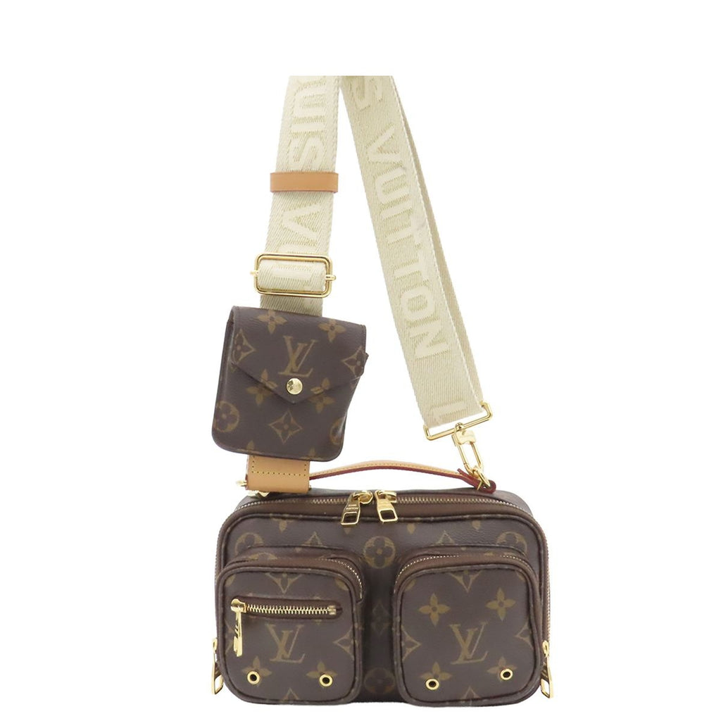 Louis Vuitton Utility Crossbody Brown Monogram Canvas 2-Way Shoulder Bag
