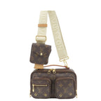 Louis Vuitton Utility Crossbody Brown Monogram Canvas 2-Way Shoulder Bag