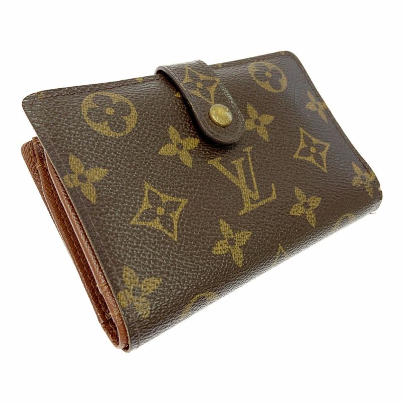 Louis Vuitton Monogram Porte Monnaie Vieviennois Brown Bifold — view 3