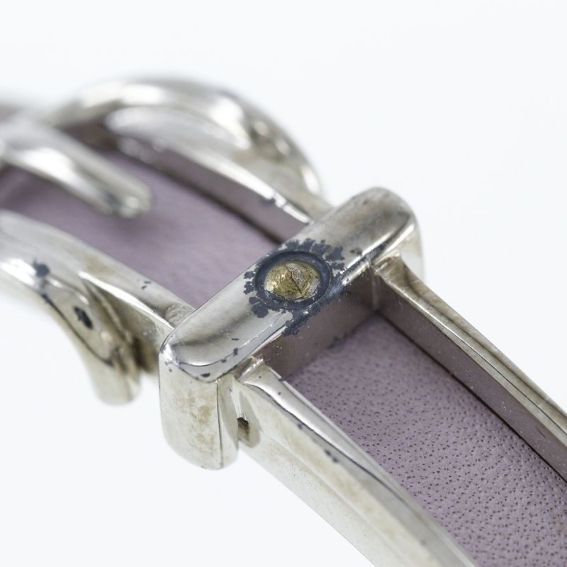 Hermes Belt Motif Metal 21.2 g Bangle — view 8