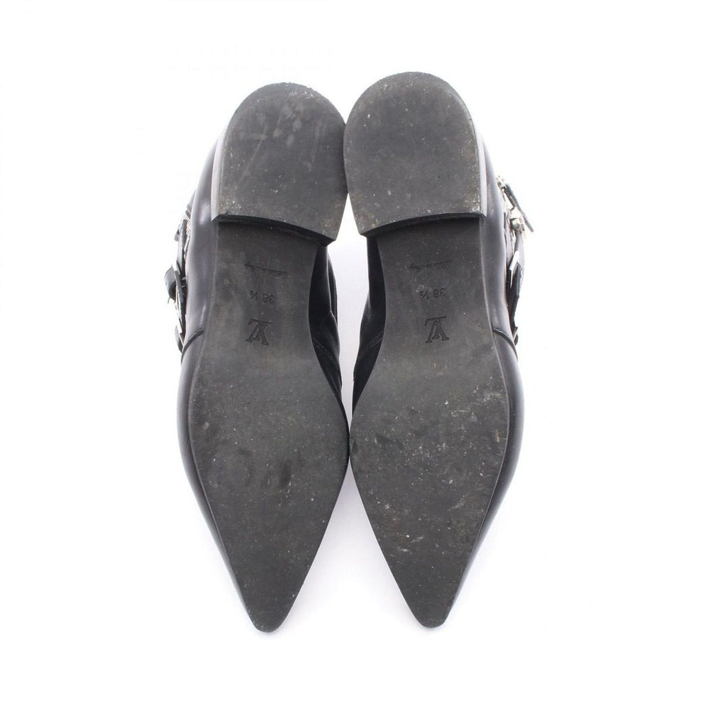 Louis Vuitton Boots Jumble Line Leather Canvas Shoes Short — view 4