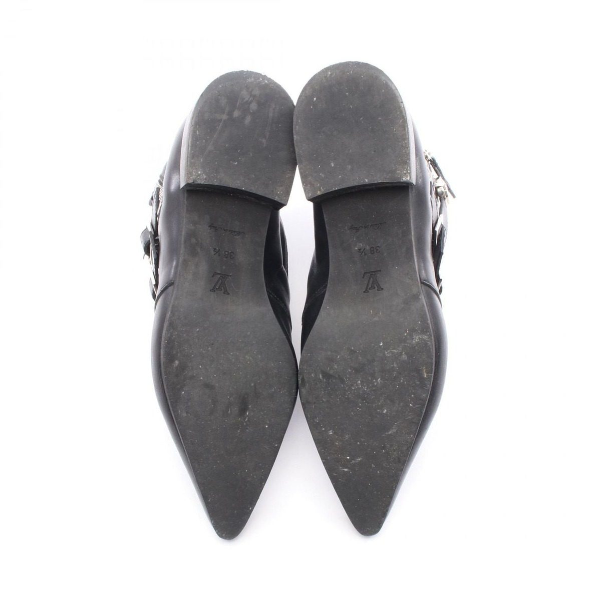 Louis Vuitton Boots Jumble Line Leather Canvas Shoes Short — view 4