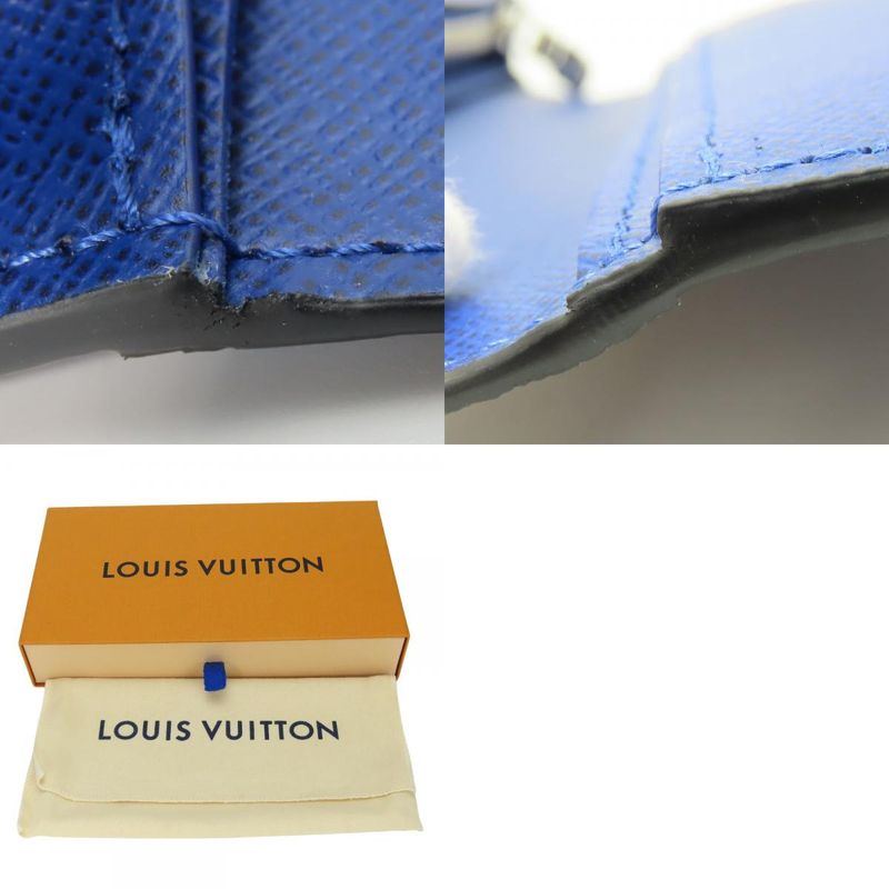 Louis Vuitton Long Wallet Portefeuille Brazza Taiga Llama Monogram — view 9