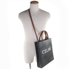 Celine Vertical Cover Triomphe Canvas Leather Logo Print 2-Way — view 3