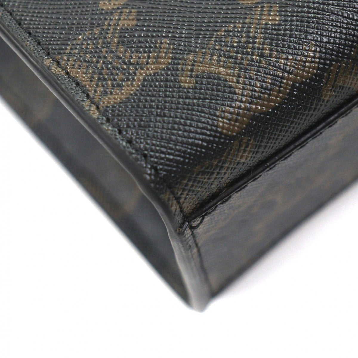 Celine Vertical Cover Triomphe Canvas Leather Logo Print 2-Way — view 6