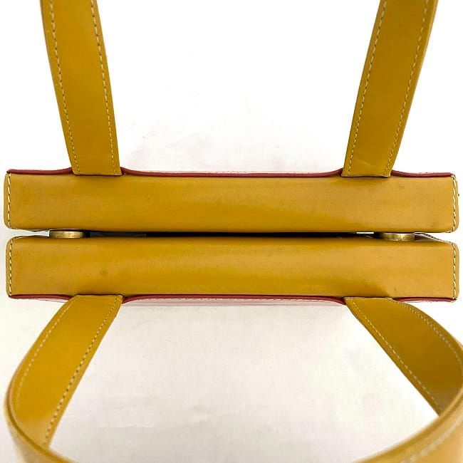Loewe Handbag Red Yellow Top Handle — view 7