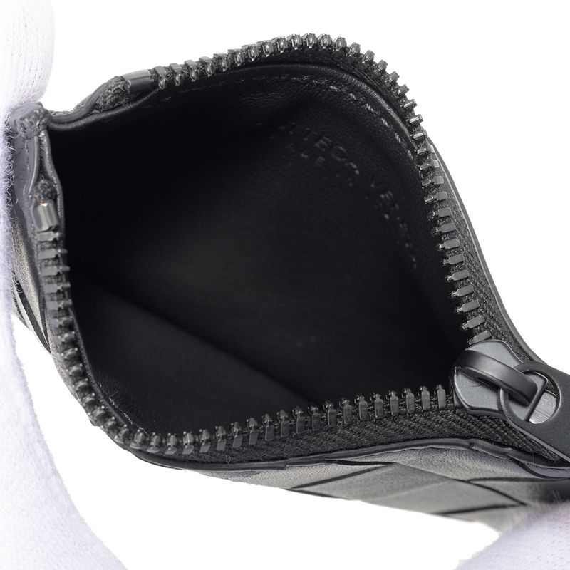 Bottega Veneta Coin Case Zipper Nero — view 5