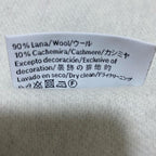Loewe Anagram Cashmere Wool Scarf Light Gray — view 6