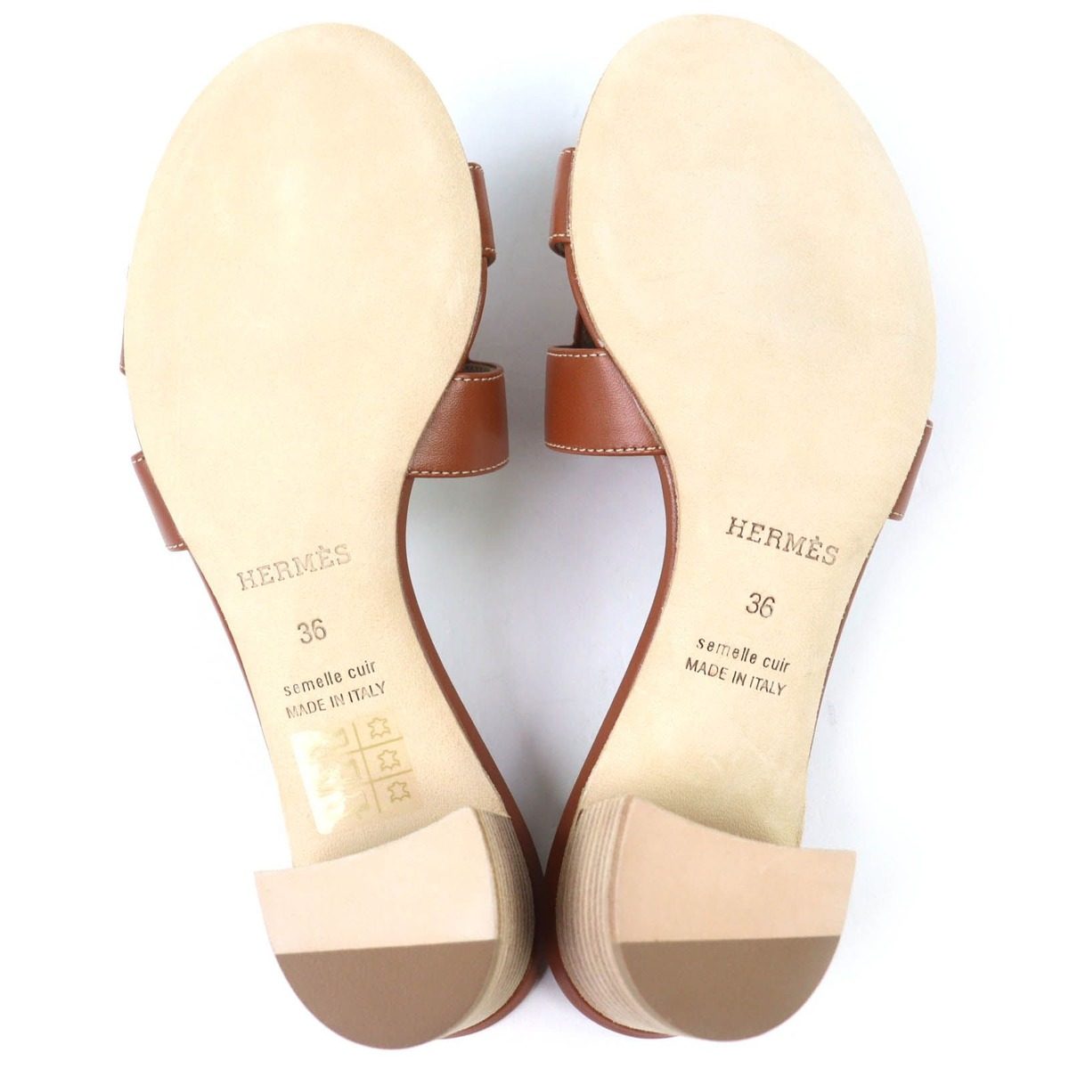 Hermes Oasis Sandals Leather — view 8