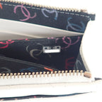 Chanel Small Wallet Ap3999 Coin Case Caviar Leather White Gold Hardware — view 7