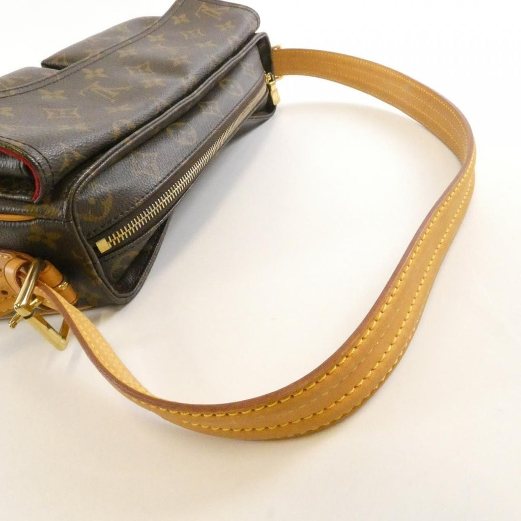 Louis Vuitton Monogram Viva-Cite MM Shoulder Bag Brown Marron — view 6
