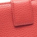 Gucci Hook Wallet Coral Orange Leather — view 6