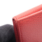 Gucci Hook Wallet Coral Orange Leather — view 7