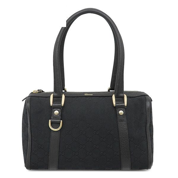 Gucci GG Canvas Abbey Mini Bag Black Gold