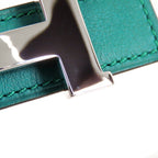 Hermes Constance Mini Belt Malachite Blue Ankle Silver Swift Epsom Reversible — view 6