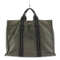 Hermes Fourre Tout MM Tote Canvas Gray