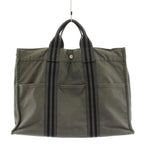 Hermes Fourre Tout MM Tote Canvas Gray