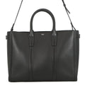 Celine Tote Cabas Marake Sapurkaf Leather Black 2-Way