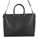 Celine Tote Cabas Marake Sapurkaf Leather Black 2-Way