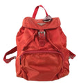 Prada Backpack Sac Triangle Logo Nylon Red