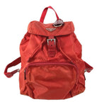 Prada Backpack Sac Triangle Logo Nylon Red