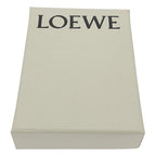 Loewe Small Vertical Leather Anagram Compact Wallet Purse Grey — view 6