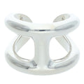 Hermes Osmose GM Silver Ring