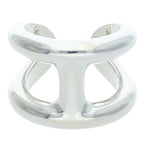 Hermes Osmose GM Silver Ring