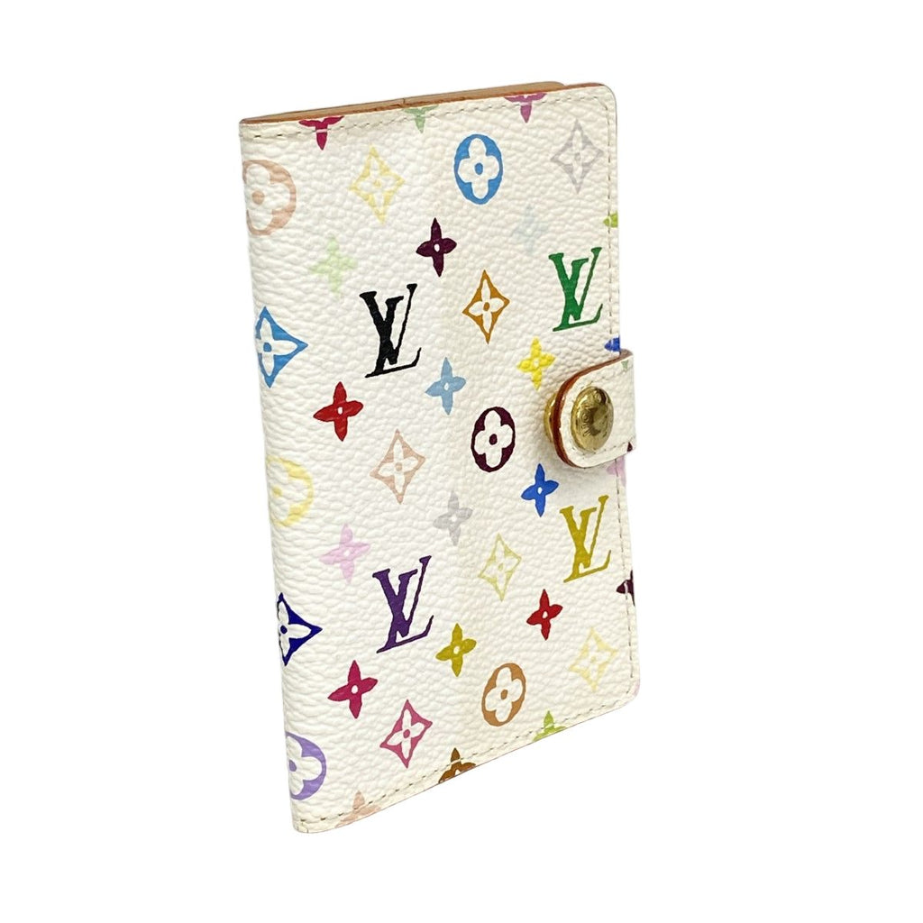 Louis Vuitton Notebook Cover Monogram Multicolor Agenda Mini Blanc — view 2