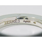 Hermes Series Ring 49 Silver