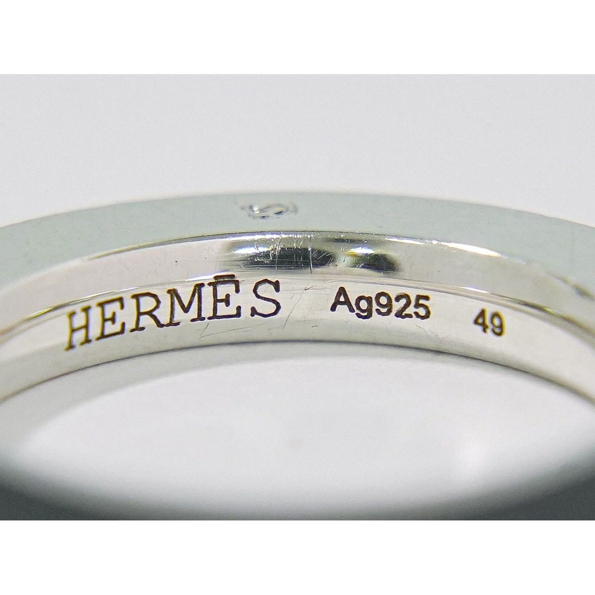 Hermes Series Ring 49 Silver
