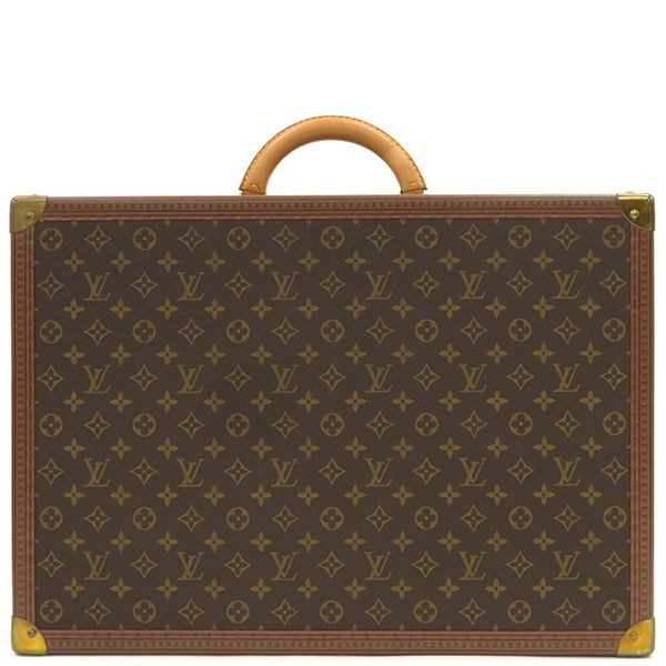 Louis Vuitton Trunk Bisten 55 Monogram Canvas Gold Hardware Brown